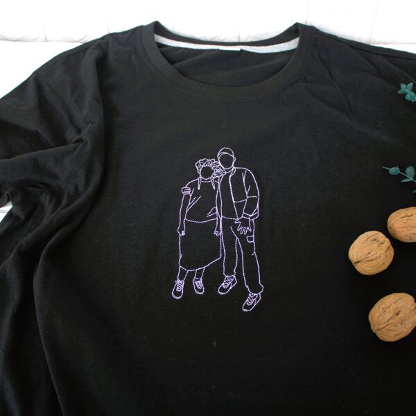 izšuvums no fotogrāfijas