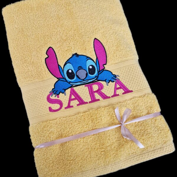 Bērnu dvielis ar izšuvumu