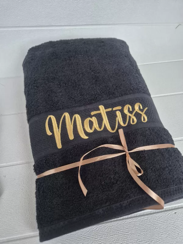 Matīss, vārds uz dvieļa